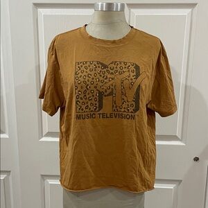 MTV Graphic T-Shirt in Brown